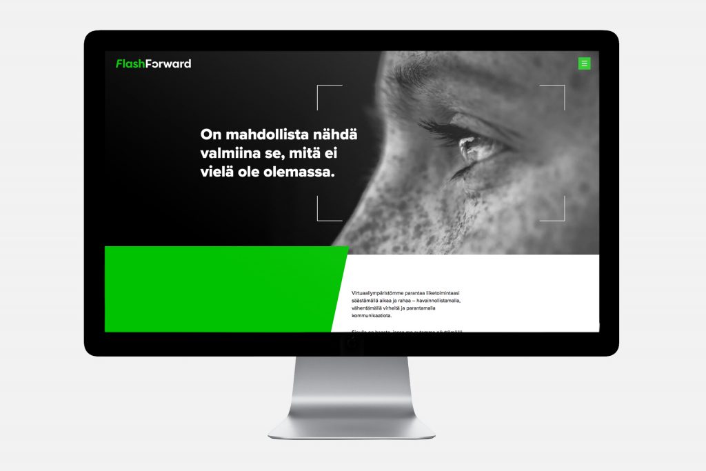 Flash Forward uusi verkkosivu